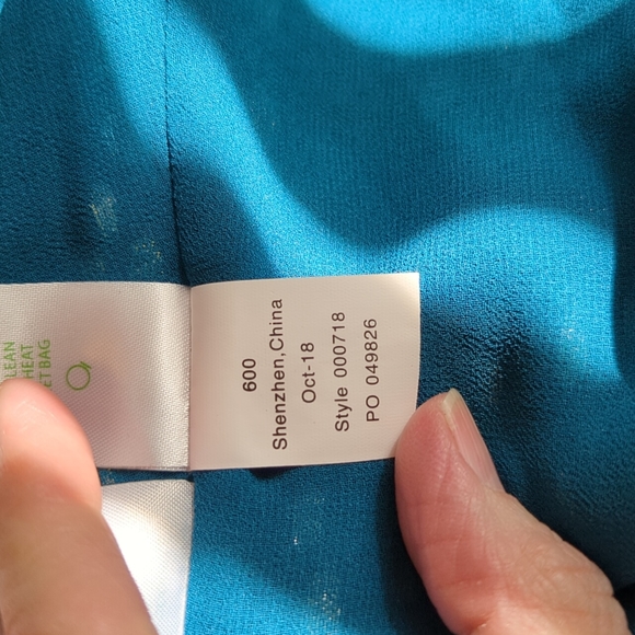 NWT Lilly Pulitzer silk Sienne top, size 00 - Picture 7 of 12